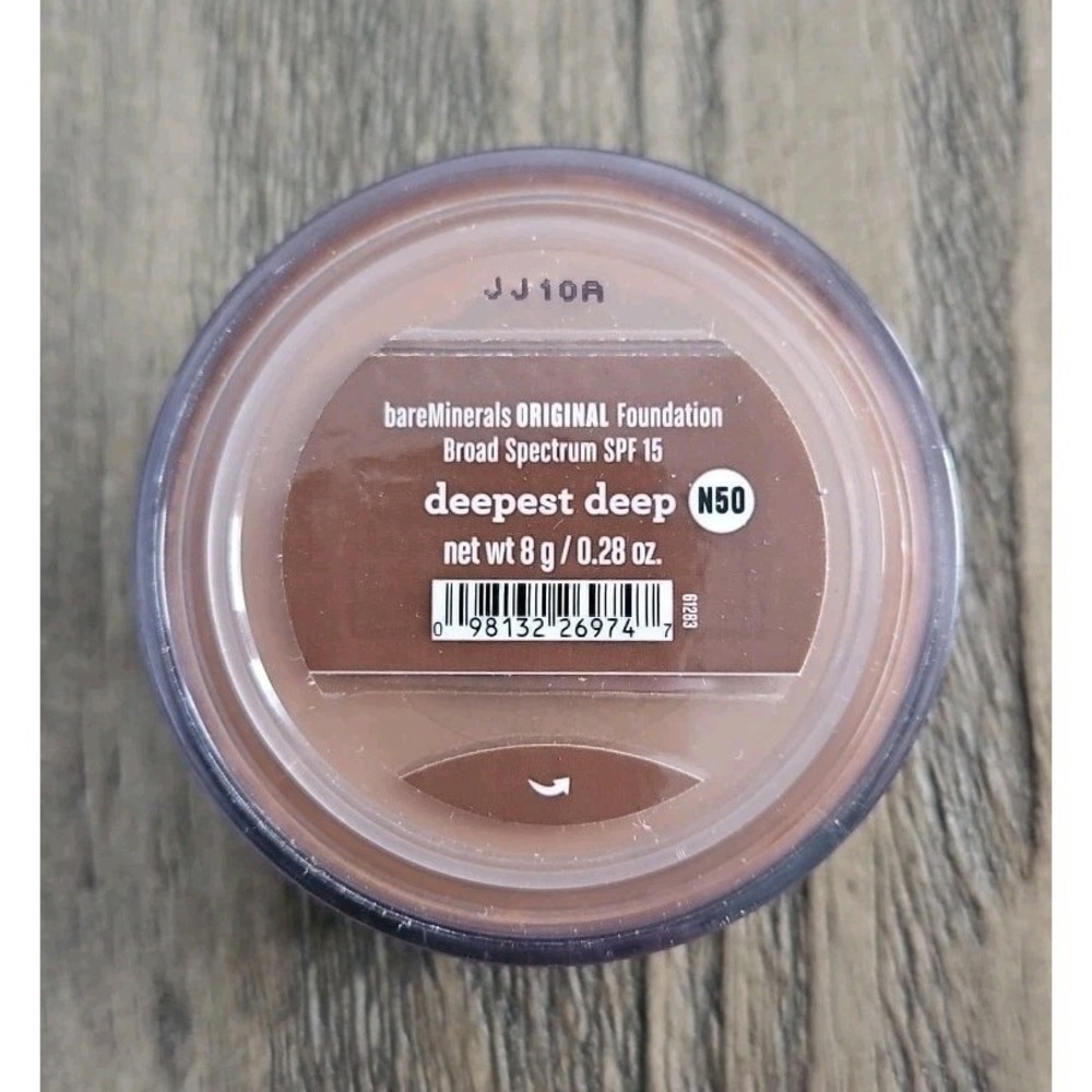 BareMinerals Original Loose Powder Foundation SPF 15 ~ Deepest Deep 30 N50 8 g.